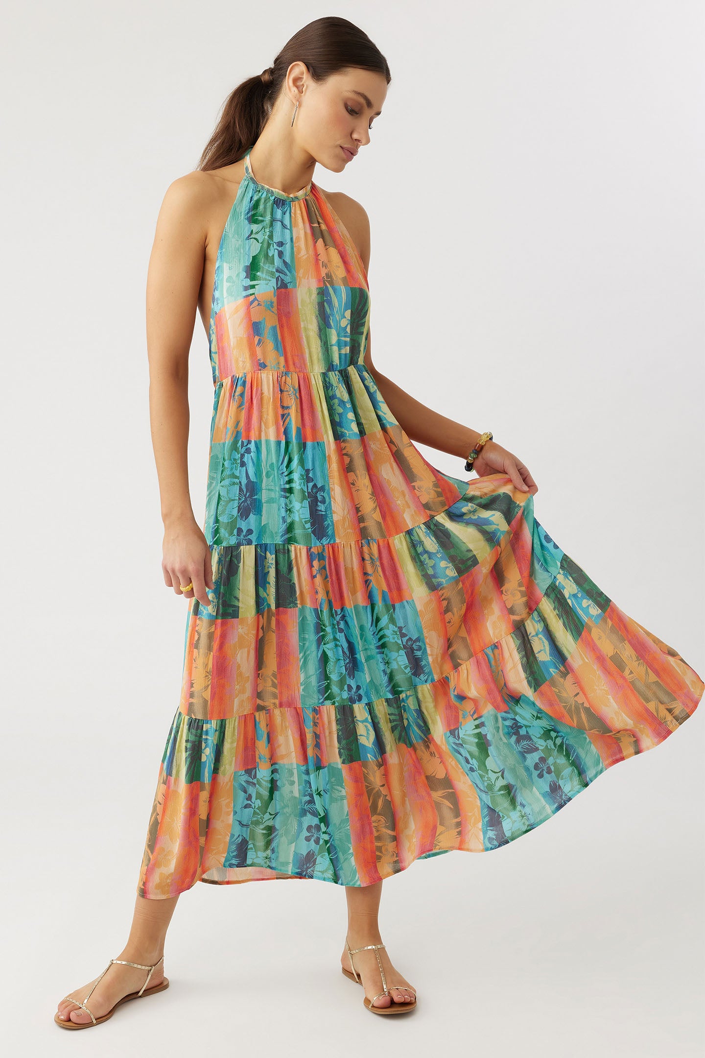 JENNIFER WOVEN MAXI TANK DRESS