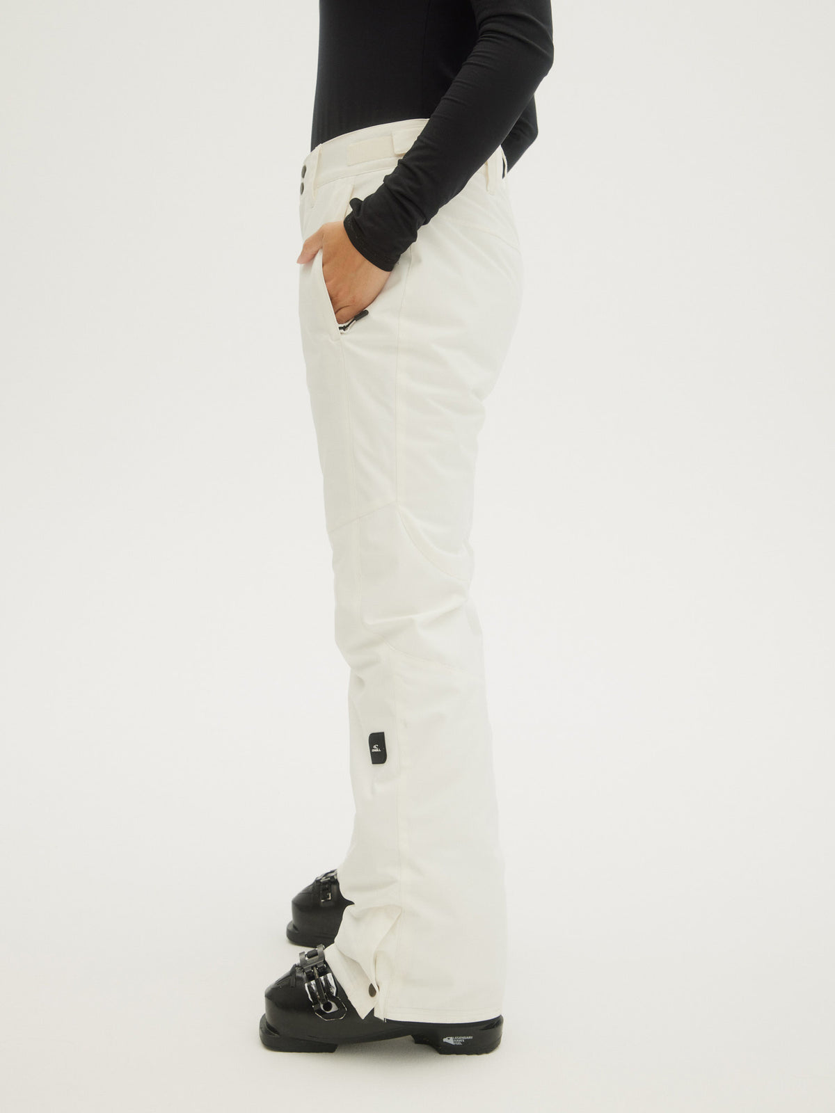 O'Neill Ladies Star Insulated Pants in Powder White