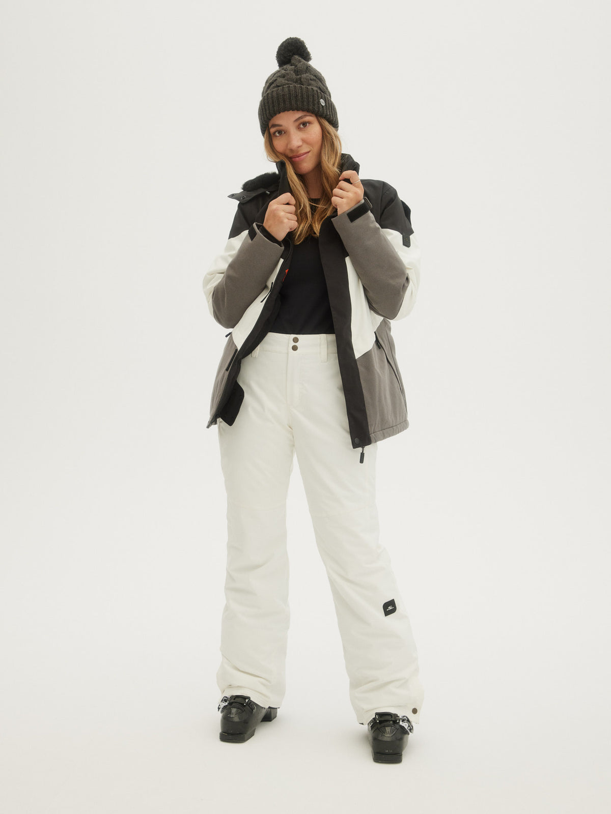 O'Neill Ladies Star Insulated Pants in Powder White