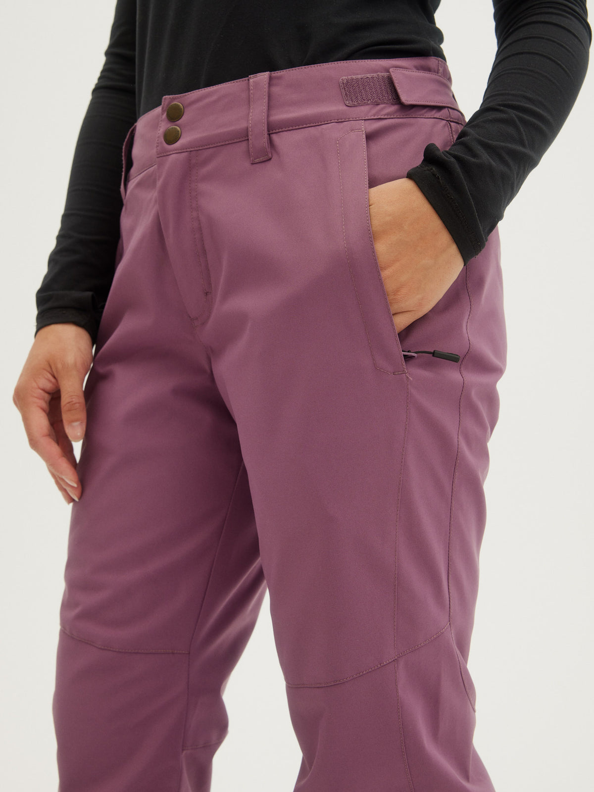 O'Neill Ladies Star Slim Pants in Berry Conserve