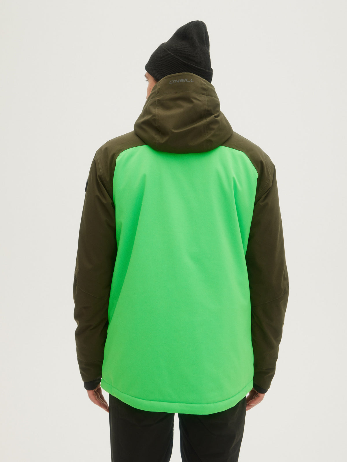 O'Neill Mens Total Disorder Jacket in Poison Green