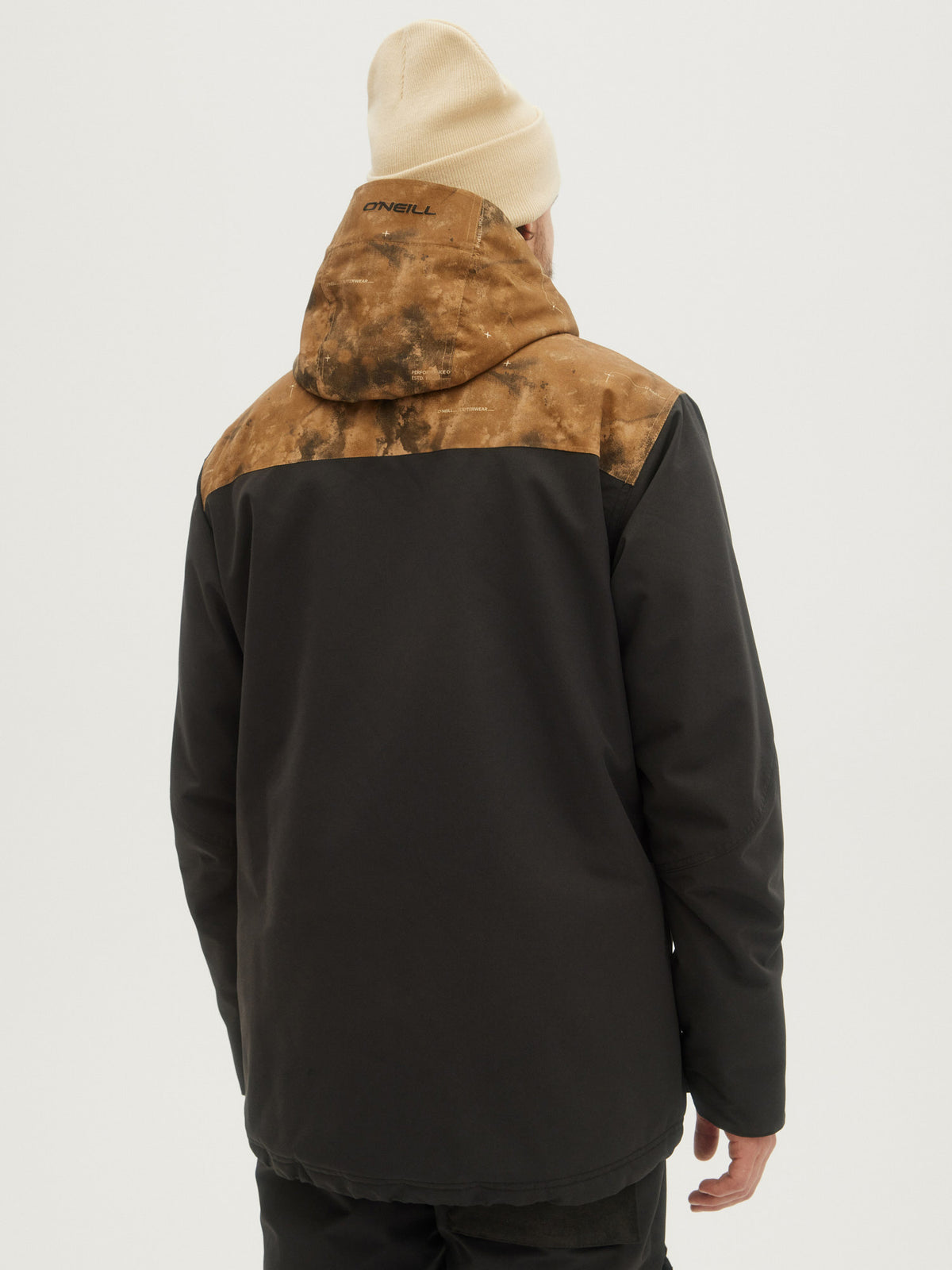 O'Neill Mens Utility Jacket in Beige Aop