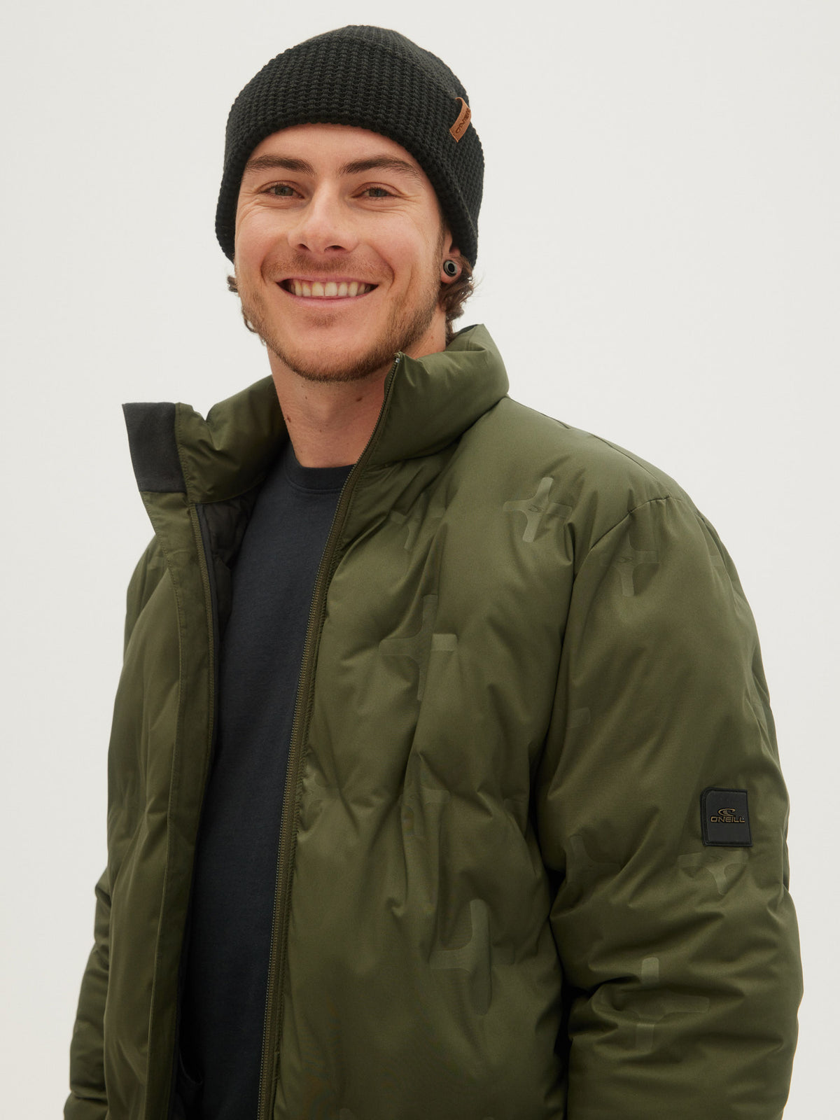 O'Neill Mens Welded Wave Jacket in Forest Night