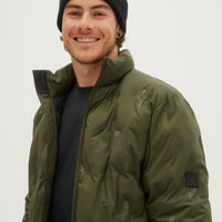 O'Neill Mens Welded Wave Jacket in Forest Night