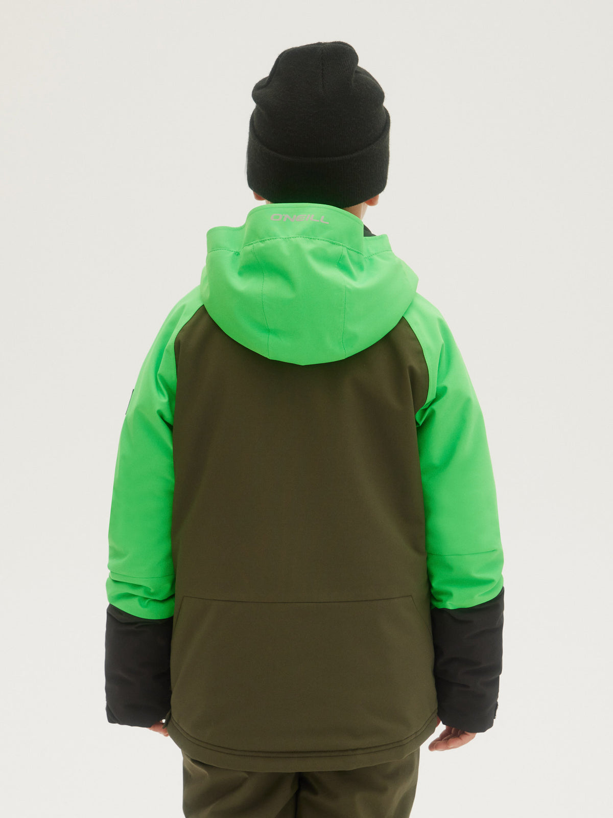 O'Neill Boys Anorak Jacket in Poison Green