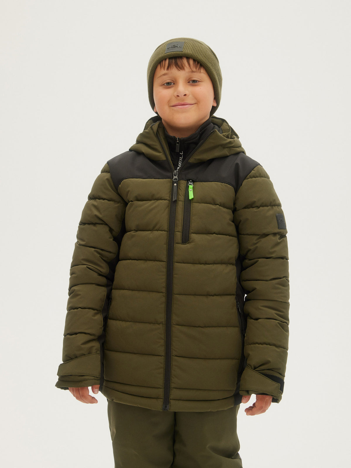 O'Neill Boys Igneous Jacket in Forest Night