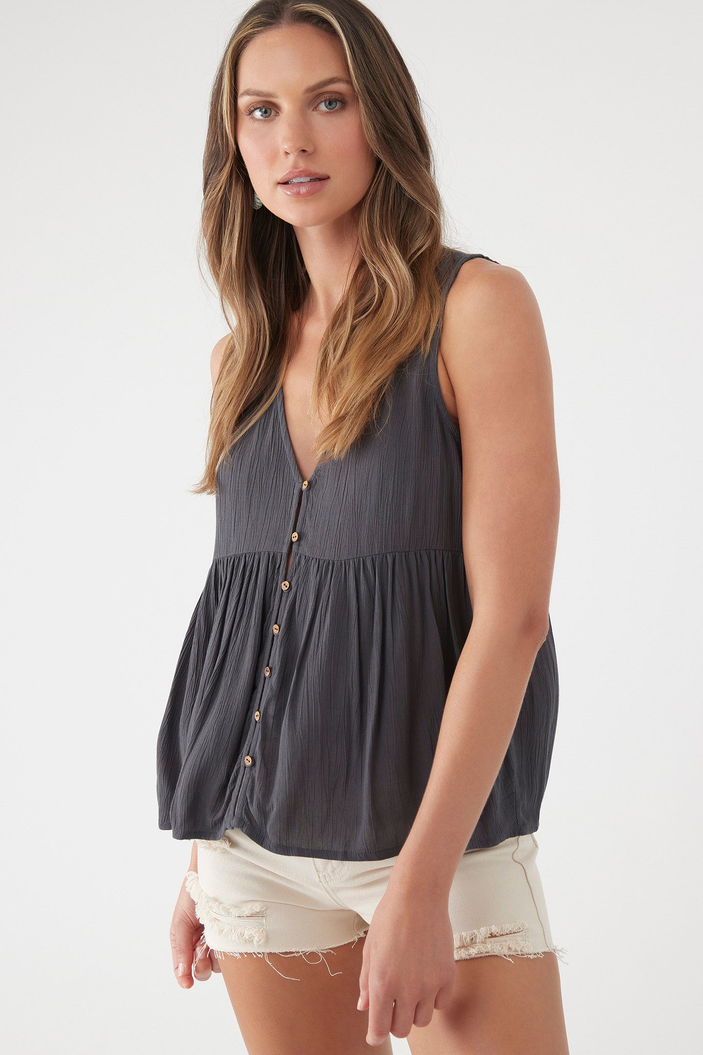 CHRYSTIE SOLID TANK TOP