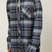 MENS CLAYTON HOODED FLANNEL
