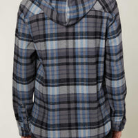 MENS CLAYTON HOODED FLANNEL