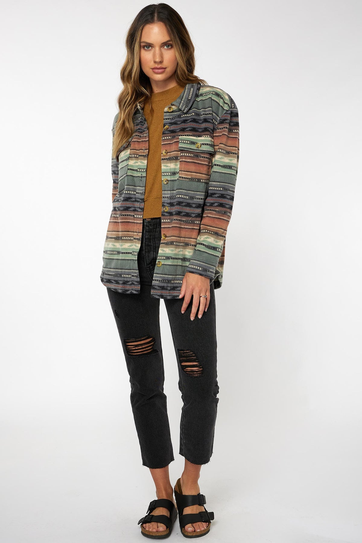 LADIES COLLINS SUPERFLEECE FLANNEL TOP