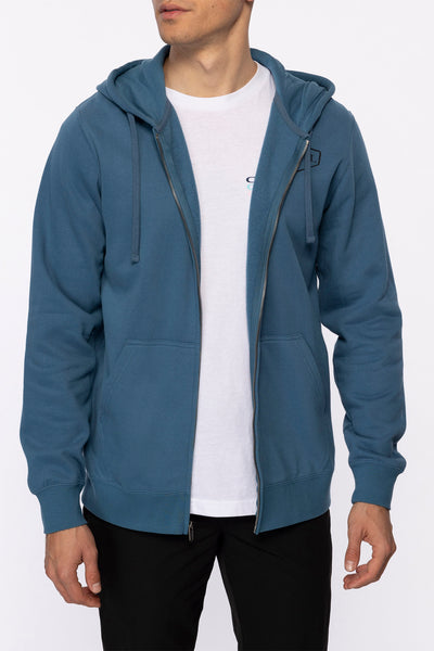 FIFTY TWO ZIP HOODIE- HYDRO BLUE / S