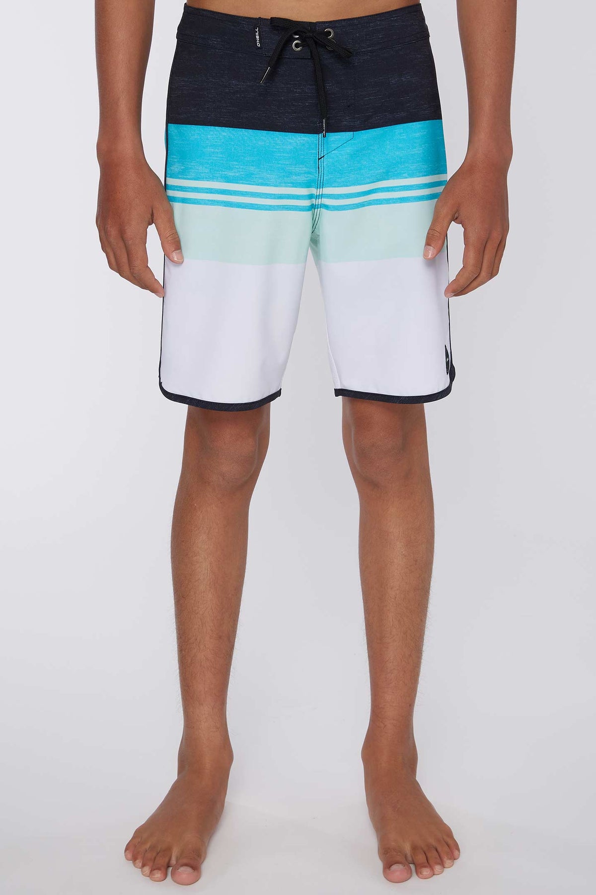 BOY'S FOUR SQUARE STRETCH BOARDSHORTS
