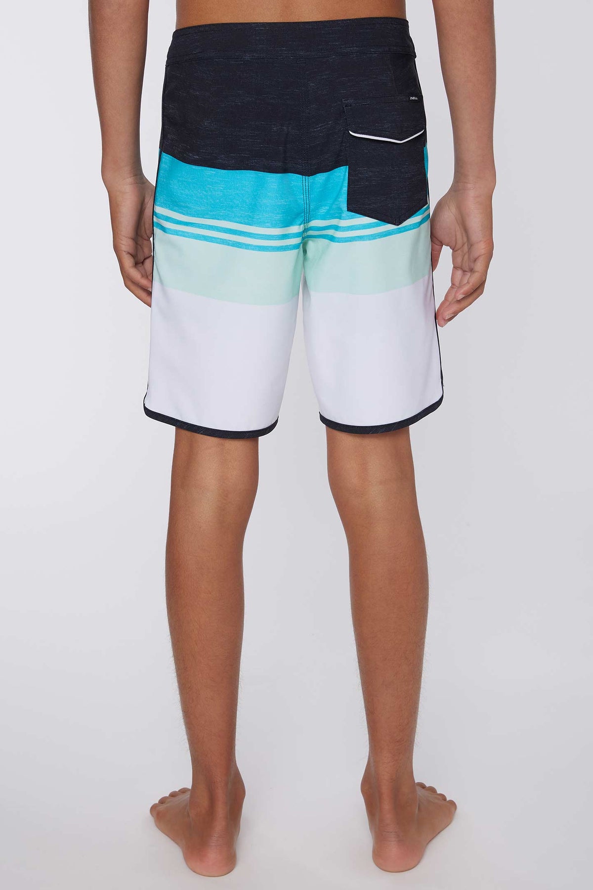 BOY'S FOUR SQUARE STRETCH BOARDSHORTS