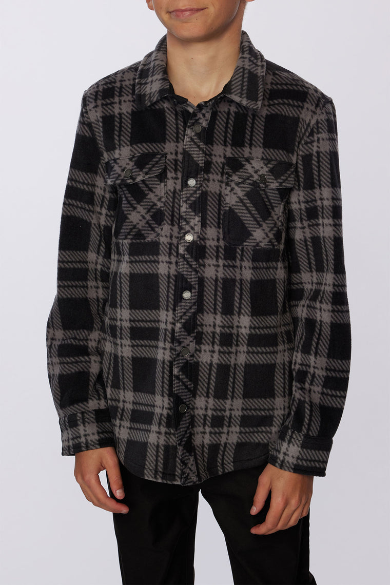 BOYS GLACIER PLAID SHIRT
