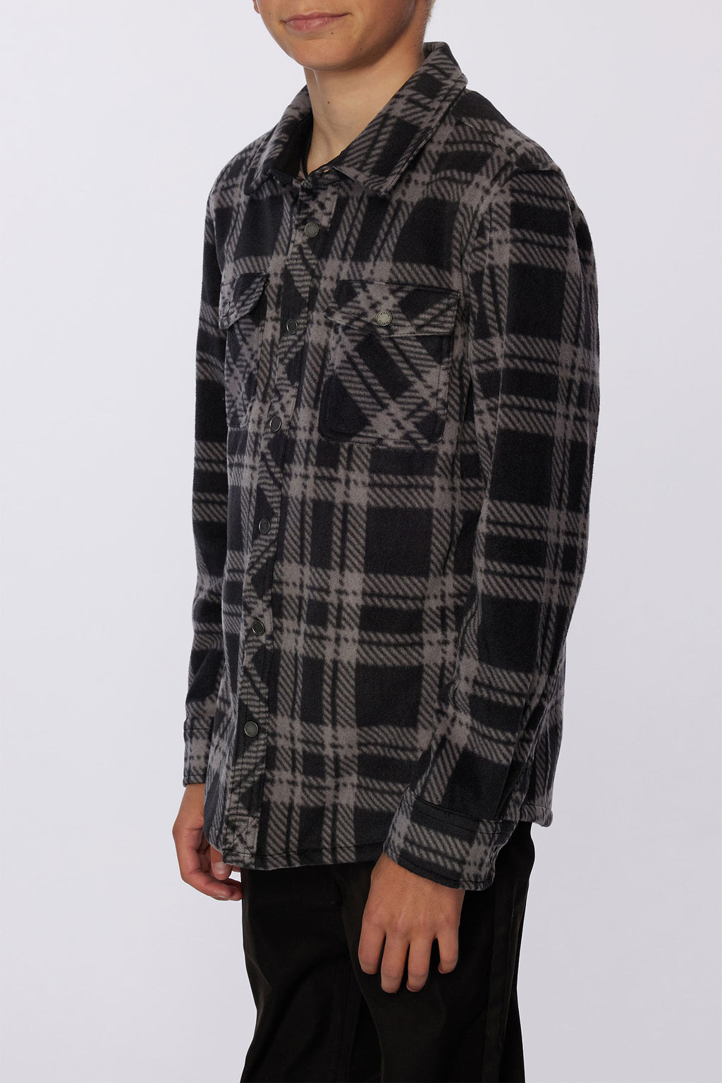 BOYS GLACIER PLAID SHIRT