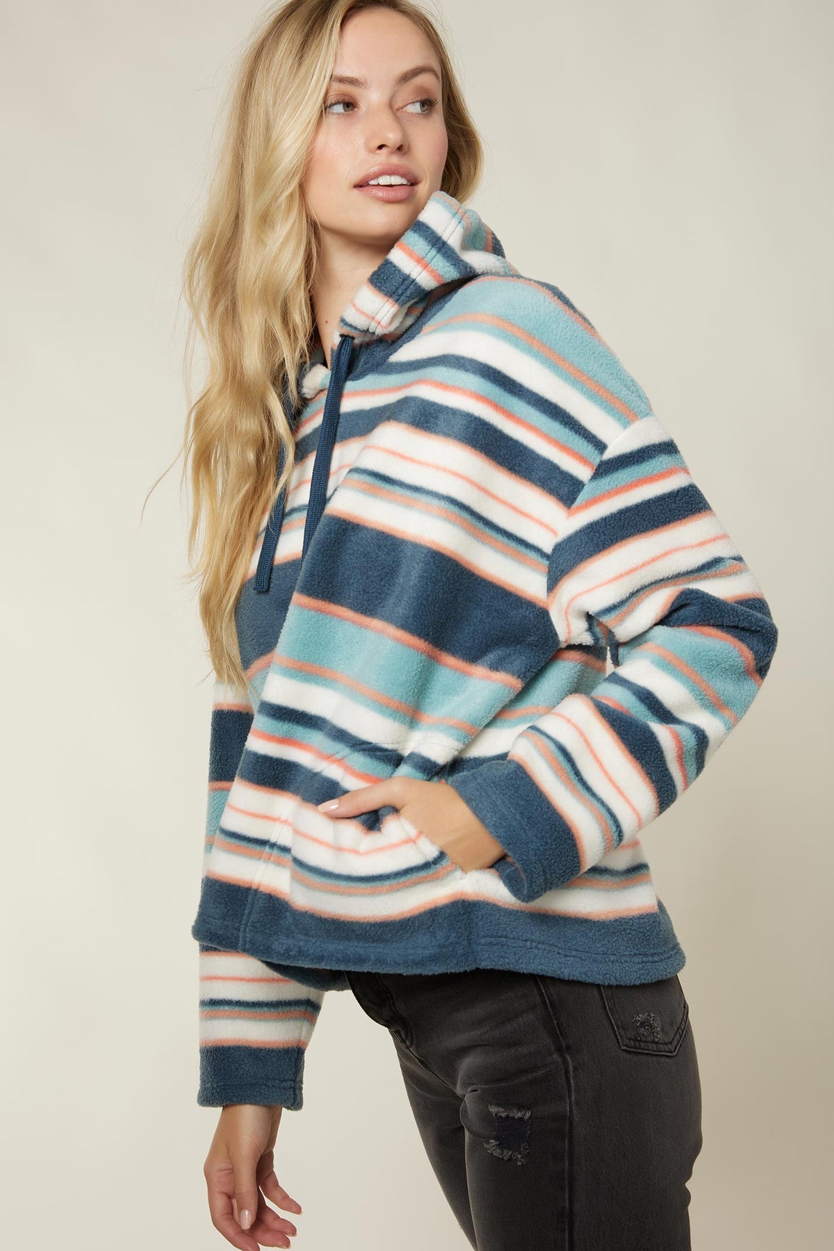 LADIES HAMPTON SUPERSHERPA PULLOVER HOODIE