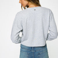 WOMEN OF THE WAVE INLET CROP PULLOVER