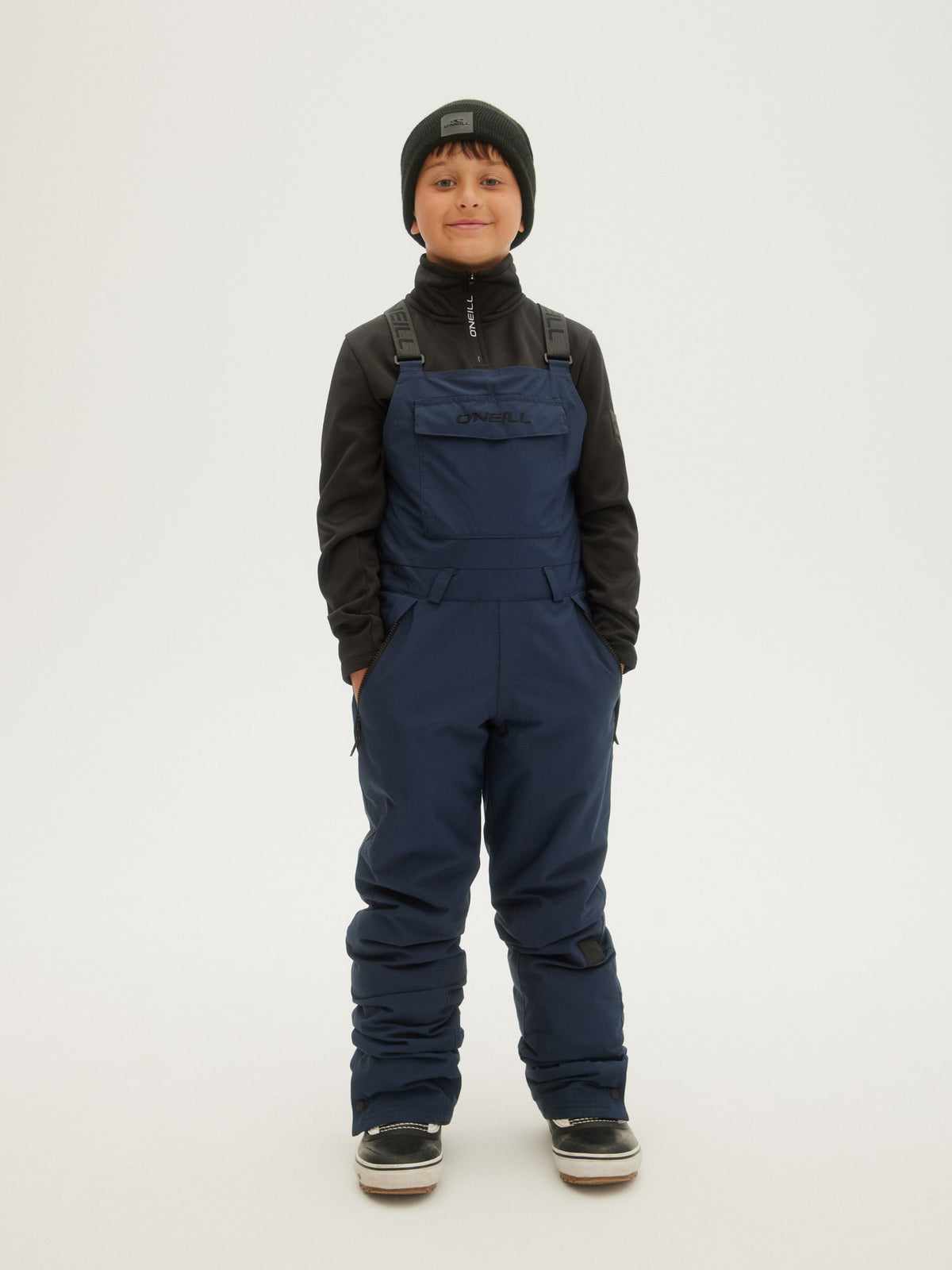O'Neill Boys Bib Snow Pants in Ink Blue