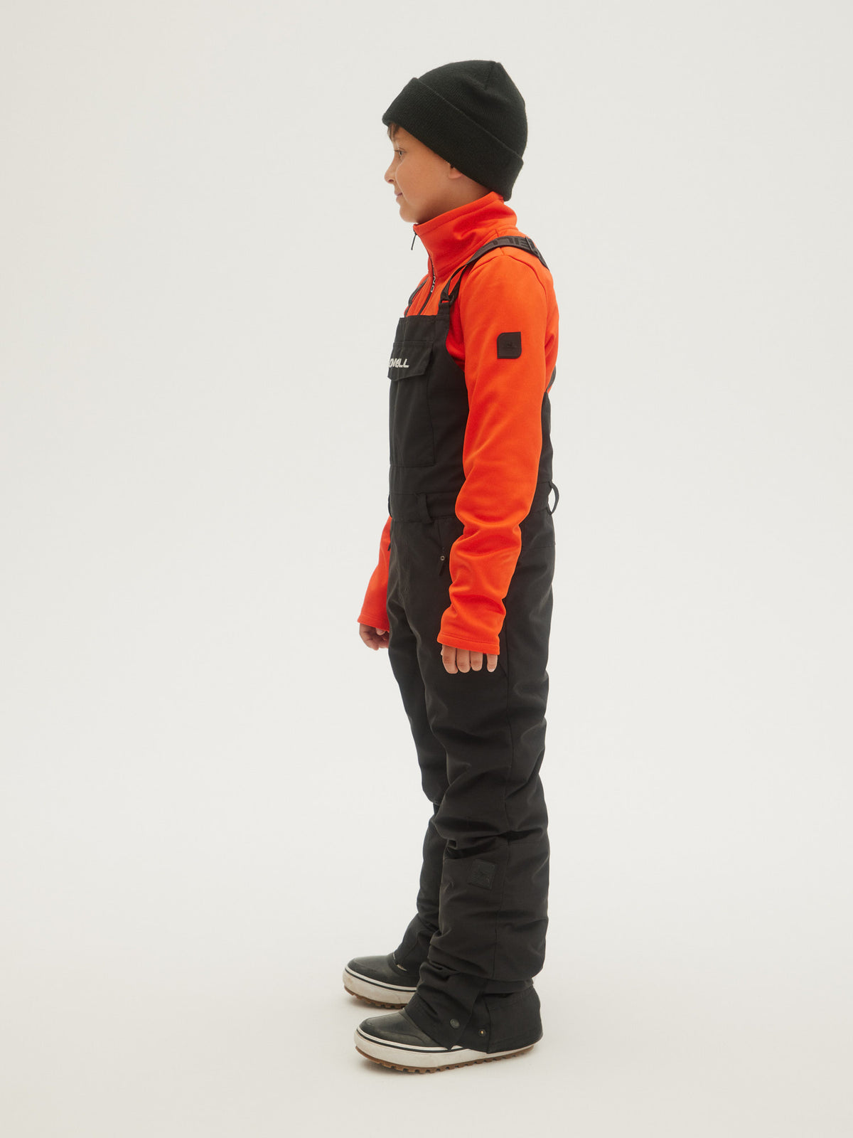 O'Neill Boys Bib Snow Pants in Black Out