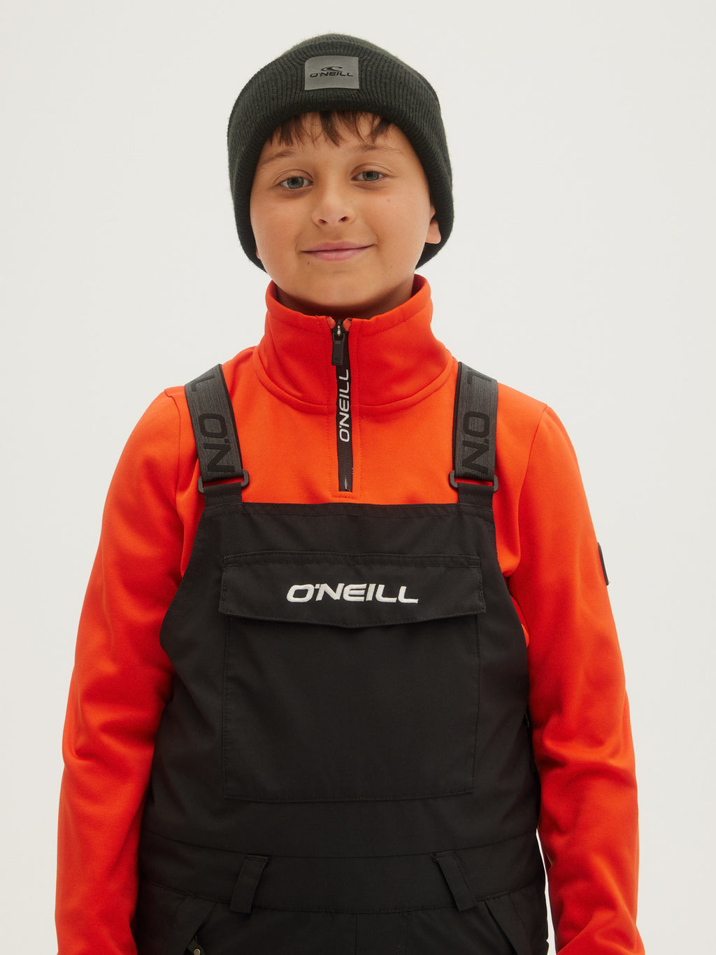 O'Neill Boys Bib Snow Pants in Black Out