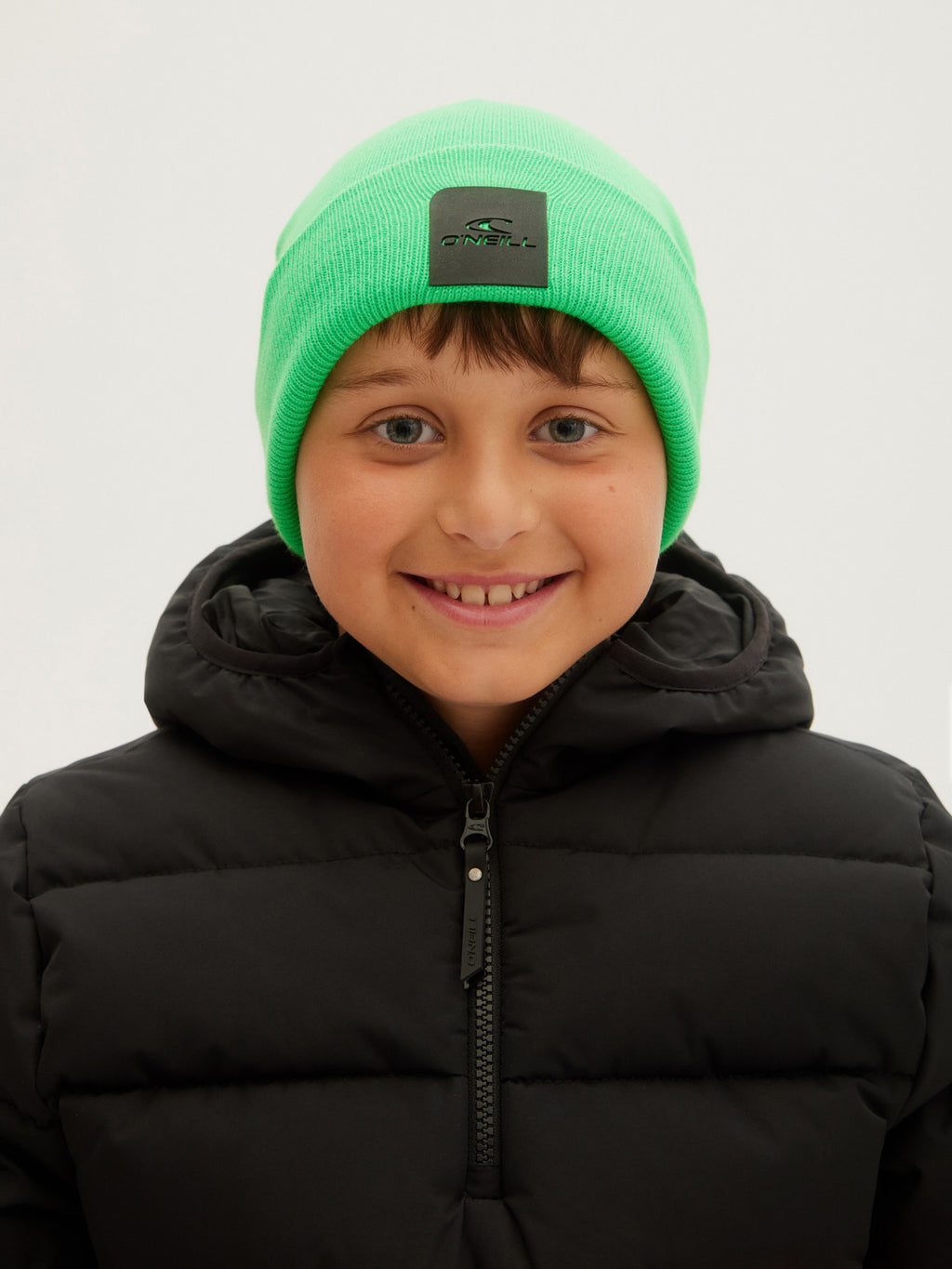 O'Neill Boys Cube Beanie in Poison Green