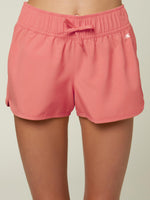 GIRL'S LANE SOLID STRETCH 2” BOARDSHORTS