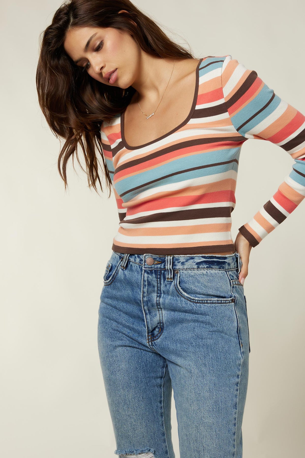 LADIES LIAM LONG SLEEVE TOP