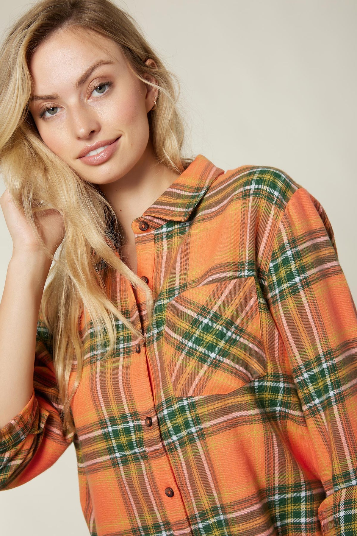 LADIES LOGAN FLANNEL TOP