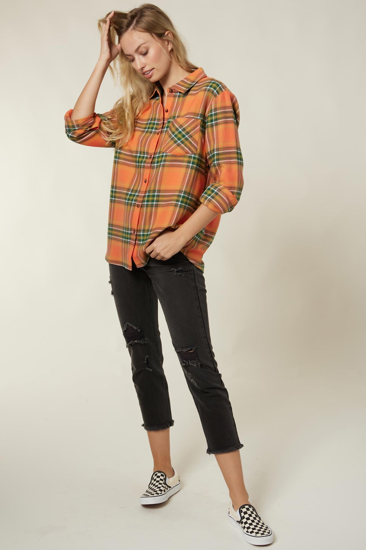 LADIES LOGAN FLANNEL TOP