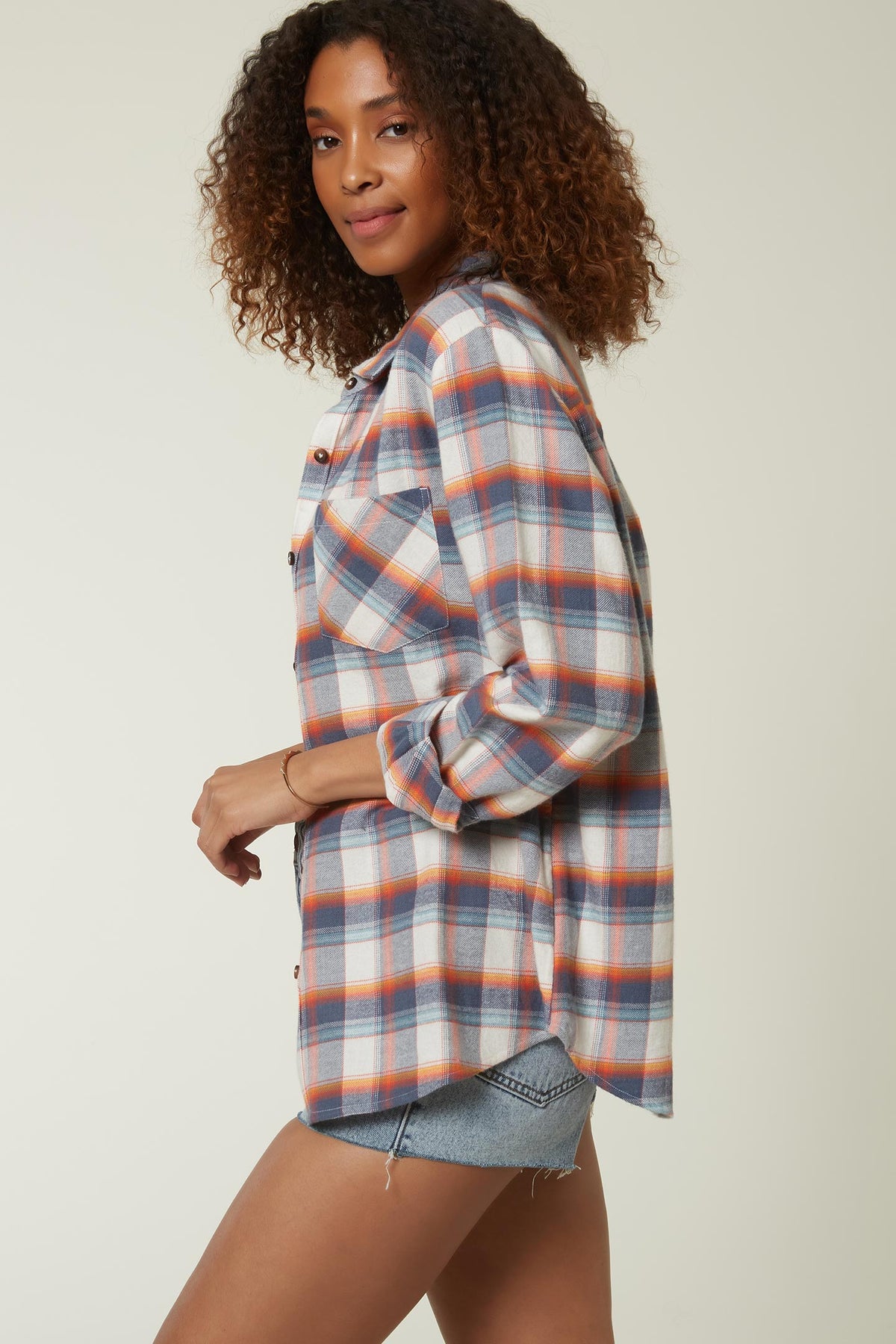 LADIES LOGAN FLANNEL TOP