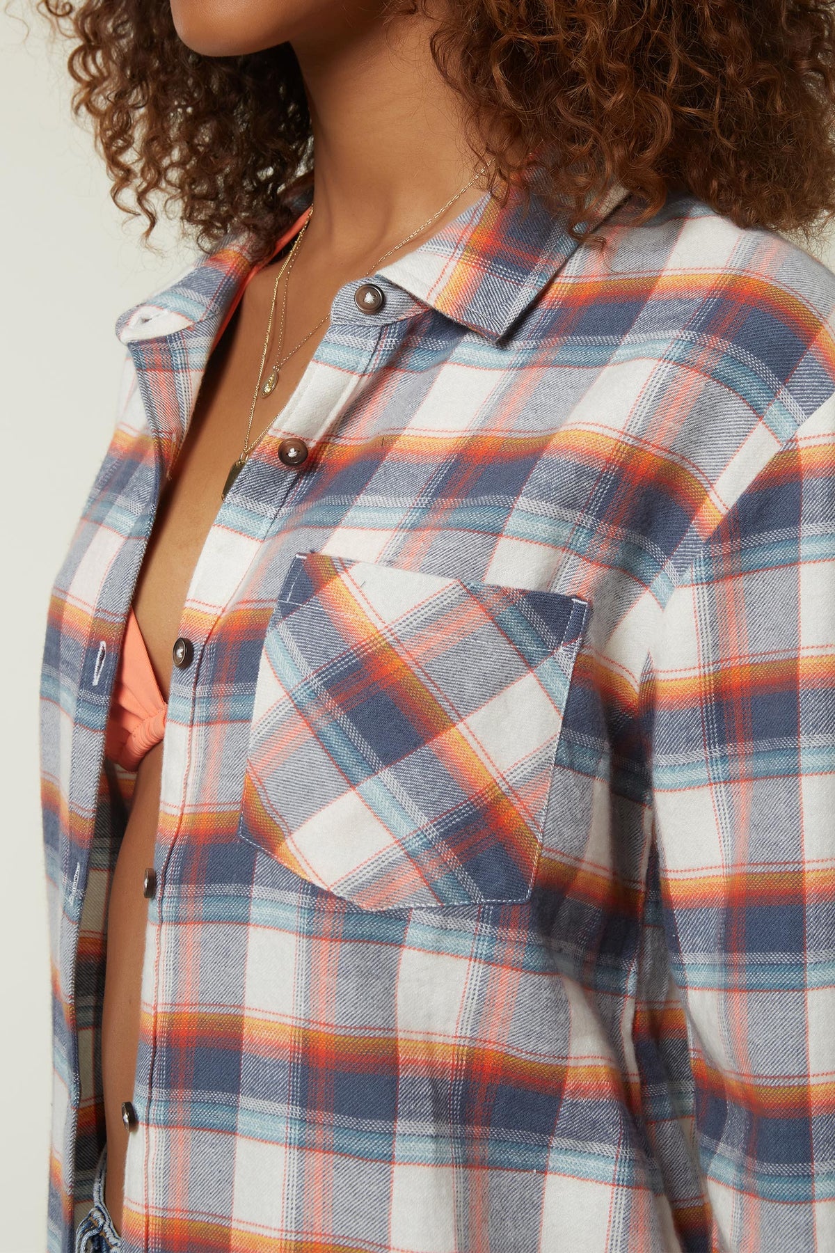LADIES LOGAN FLANNEL TOP