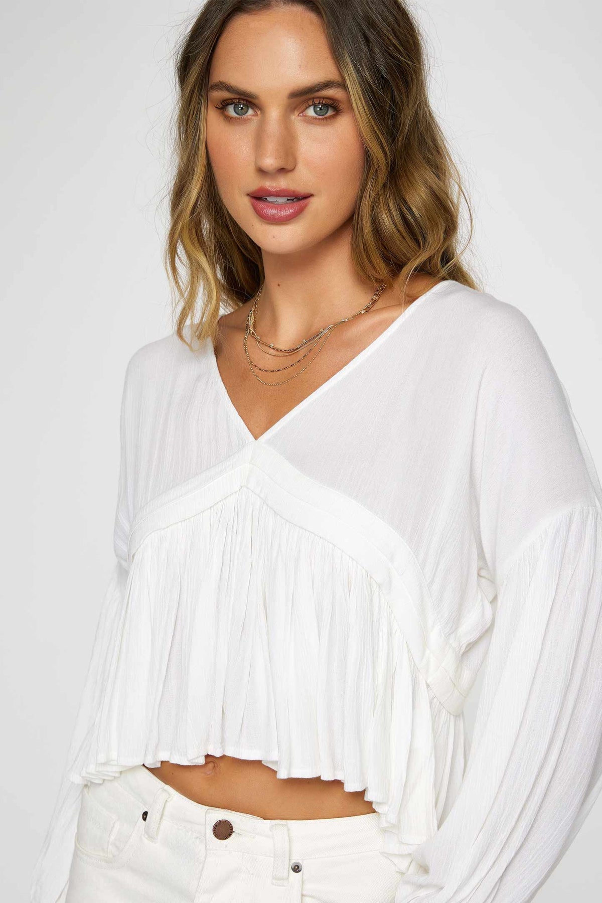 LADIES MARY SOLID TOP