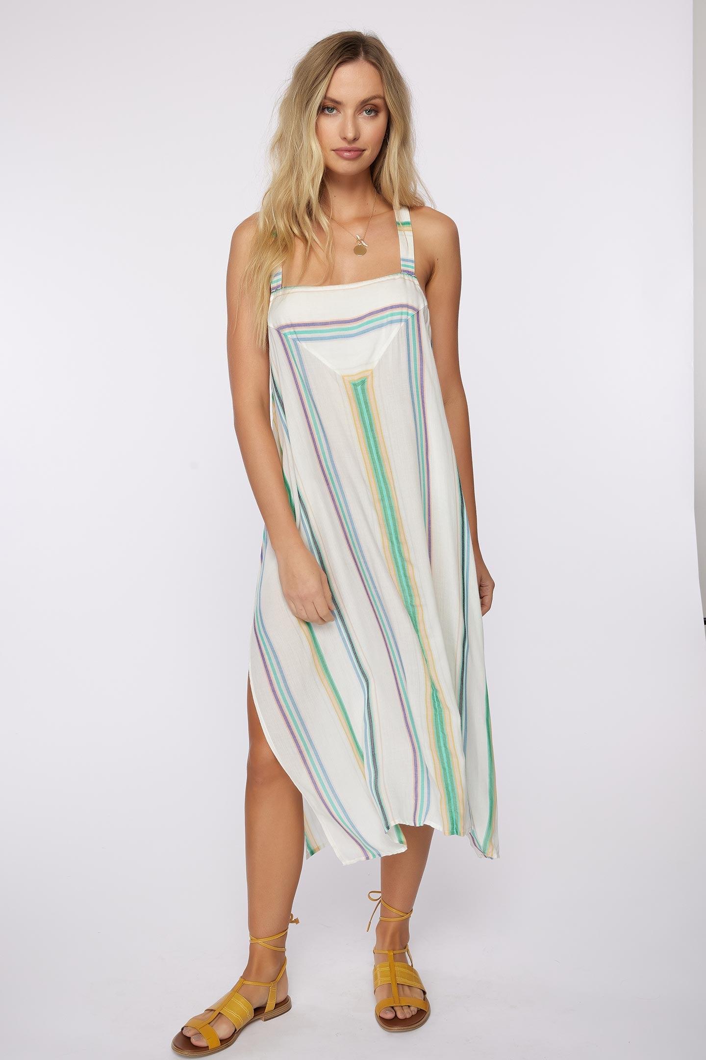 MIRANDA STRIPE DRESS COVER-UP