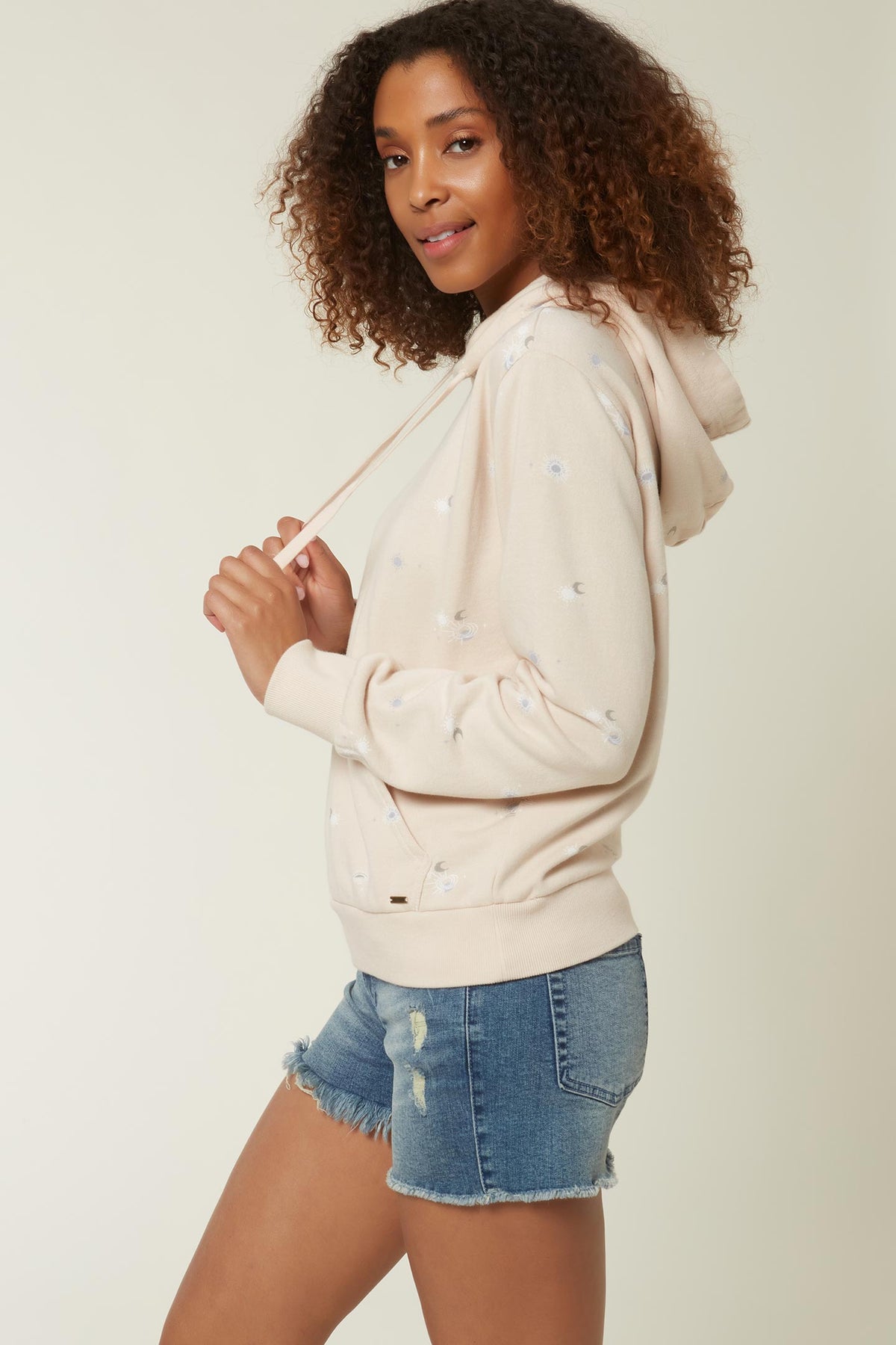 LADIES OFFSHORE PRINTED PULLOVER HOODIE