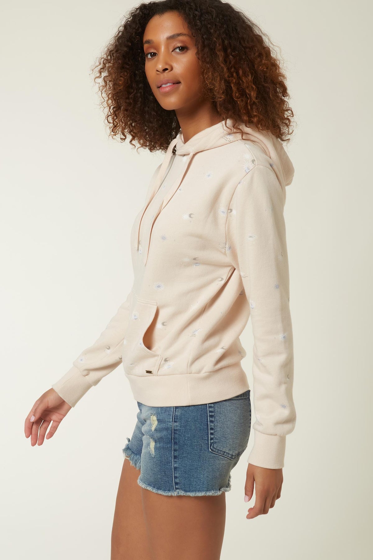 LADIES OFFSHORE PRINTED PULLOVER HOODIE