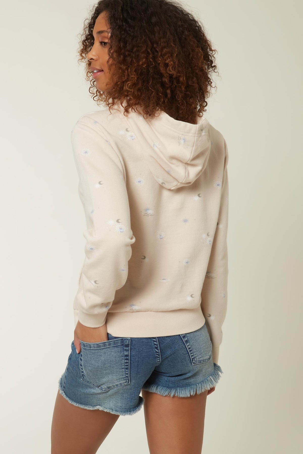 LADIES OFFSHORE PRINTED PULLOVER HOODIE