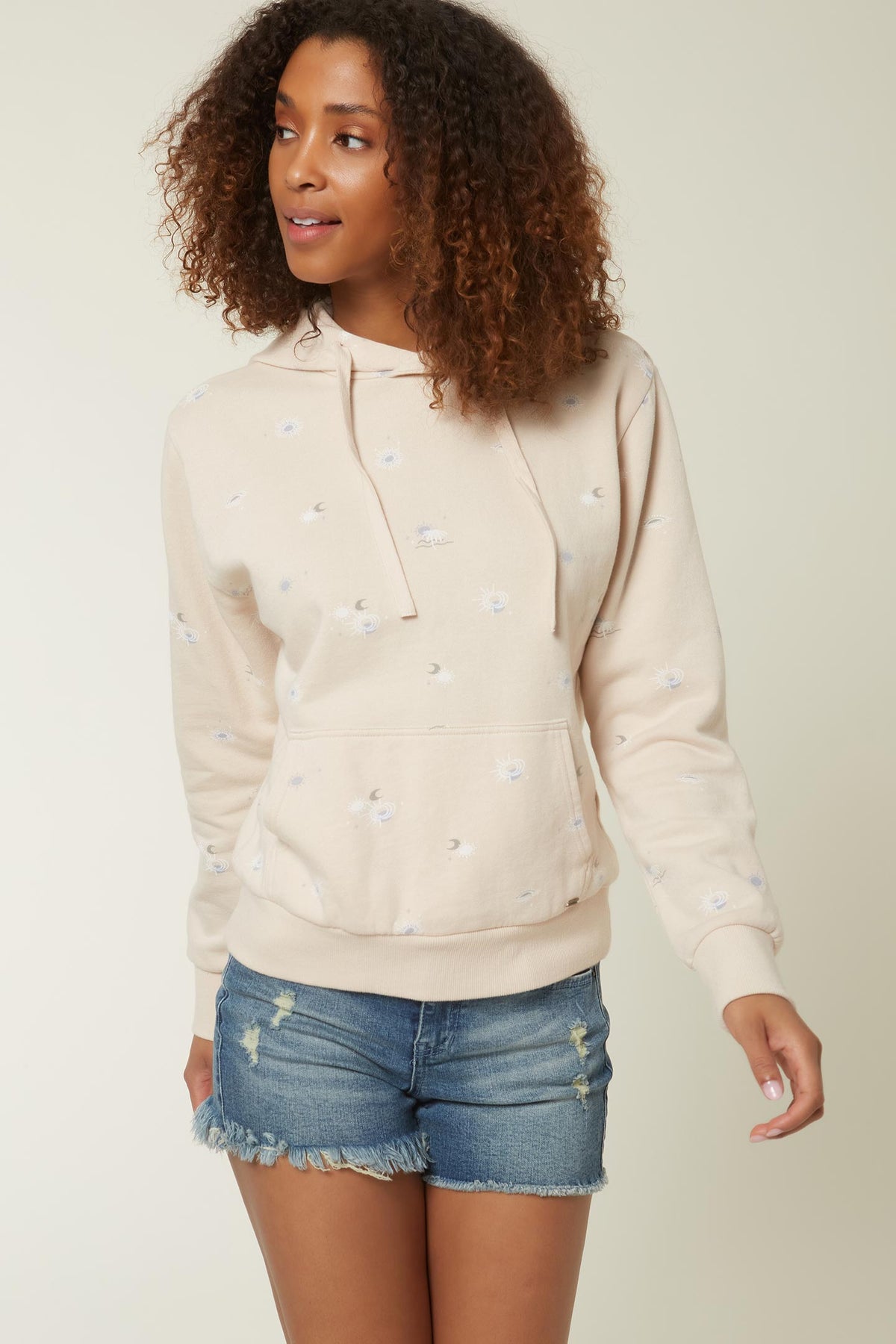 LADIES OFFSHORE PRINTED PULLOVER HOODIE