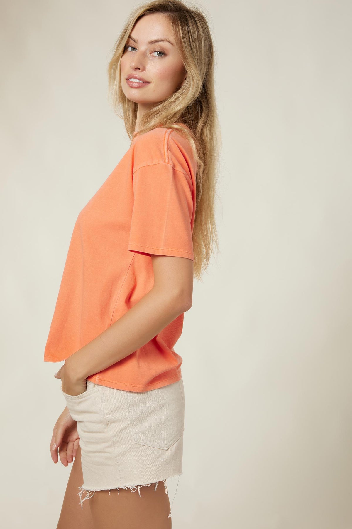 LADIES PACIFIC STRIP SHORT SLEEVE TEE