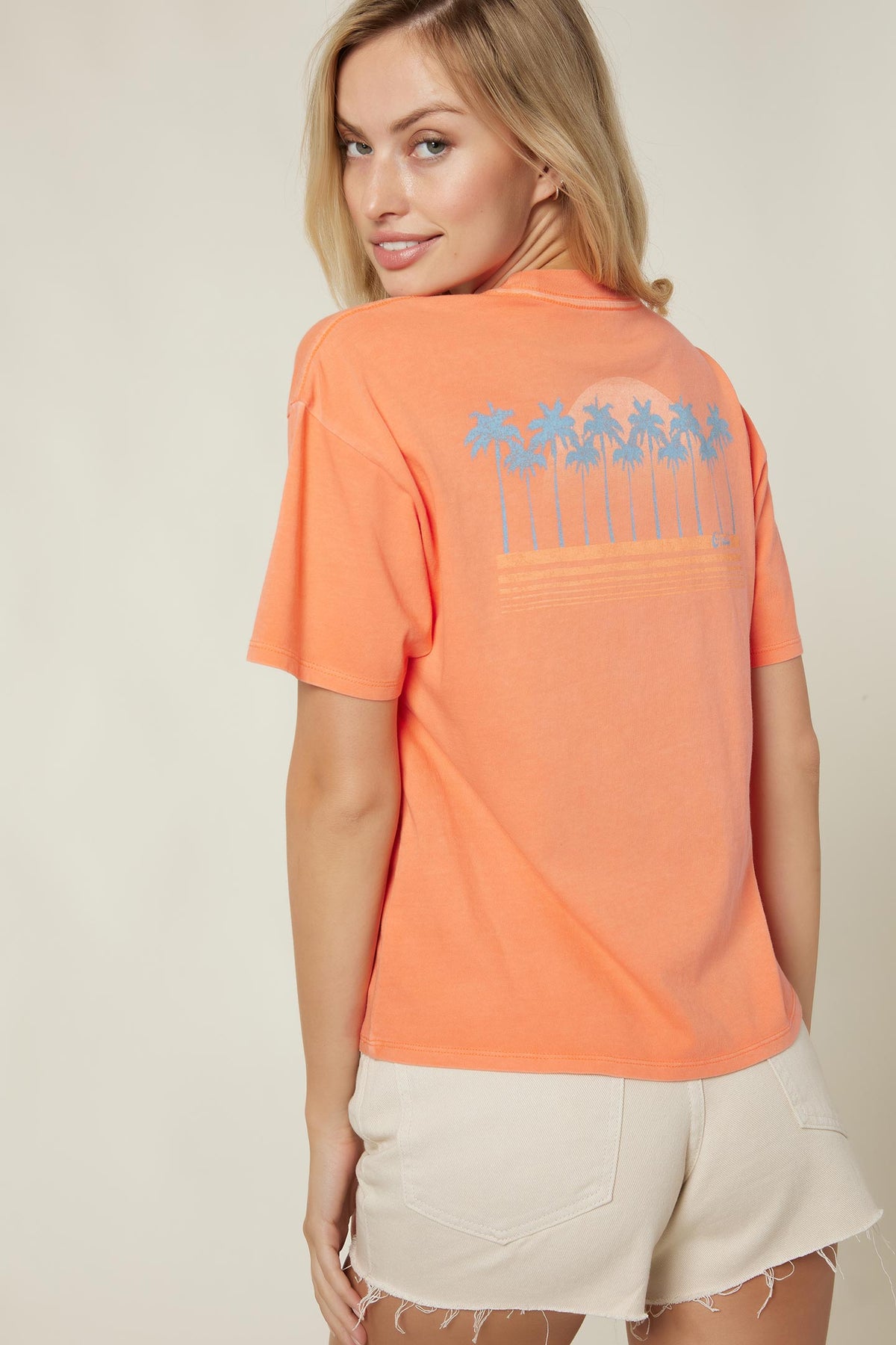 LADIES PACIFIC STRIP SHORT SLEEVE TEE