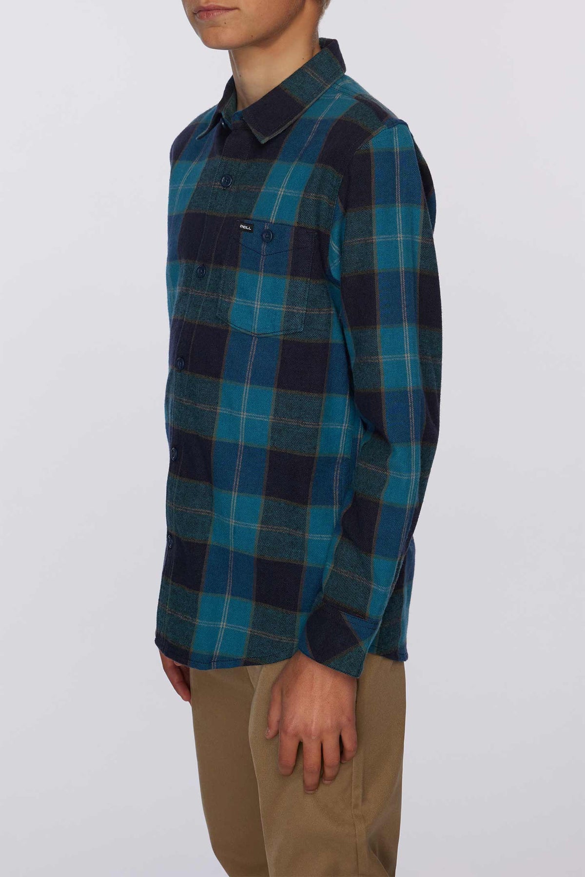 BOYS REDMOND PLAID STRETCH FLANNEL