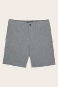 MENS RESERVE HEATHER 19" HYBRID SHORTS