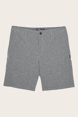 MENS RESERVE HEATHER 19" HYBRID SHORTS