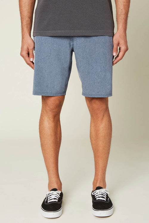MENS RESERVE HEATHER 19" HYBRID SHORTS