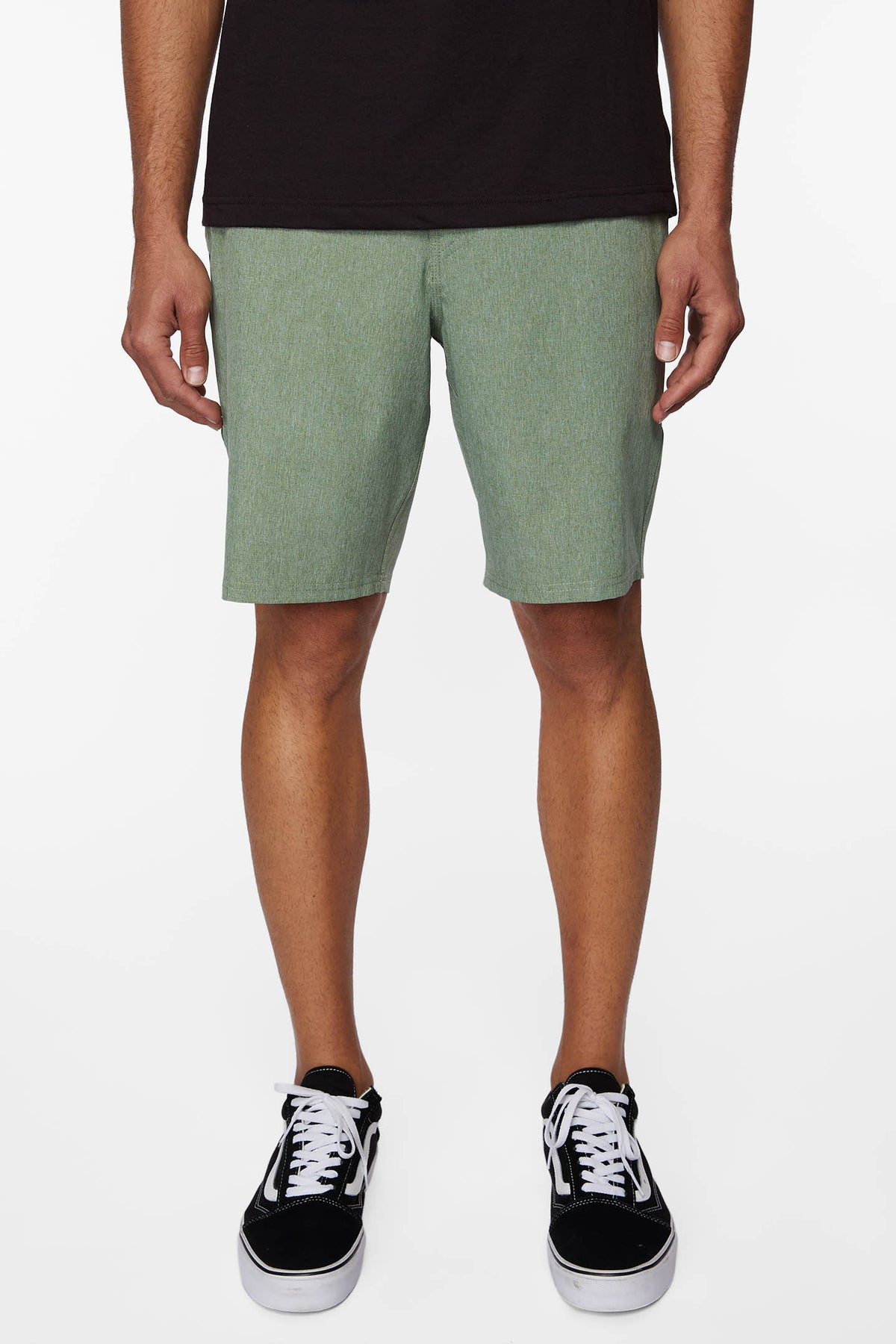 MENS LOADED HEATHER 19'' HYBRID SHORTS