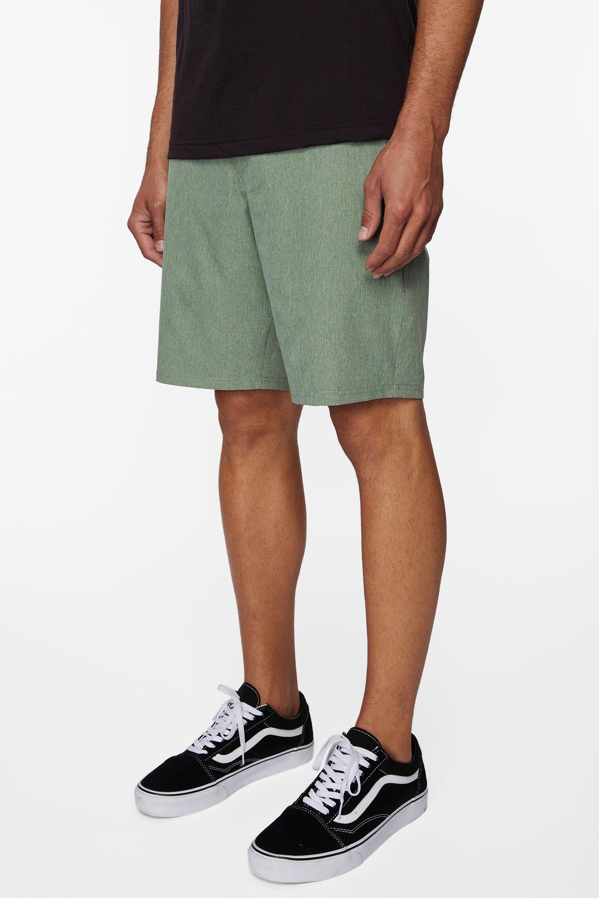MENS LOADED HEATHER 19'' HYBRID SHORTS