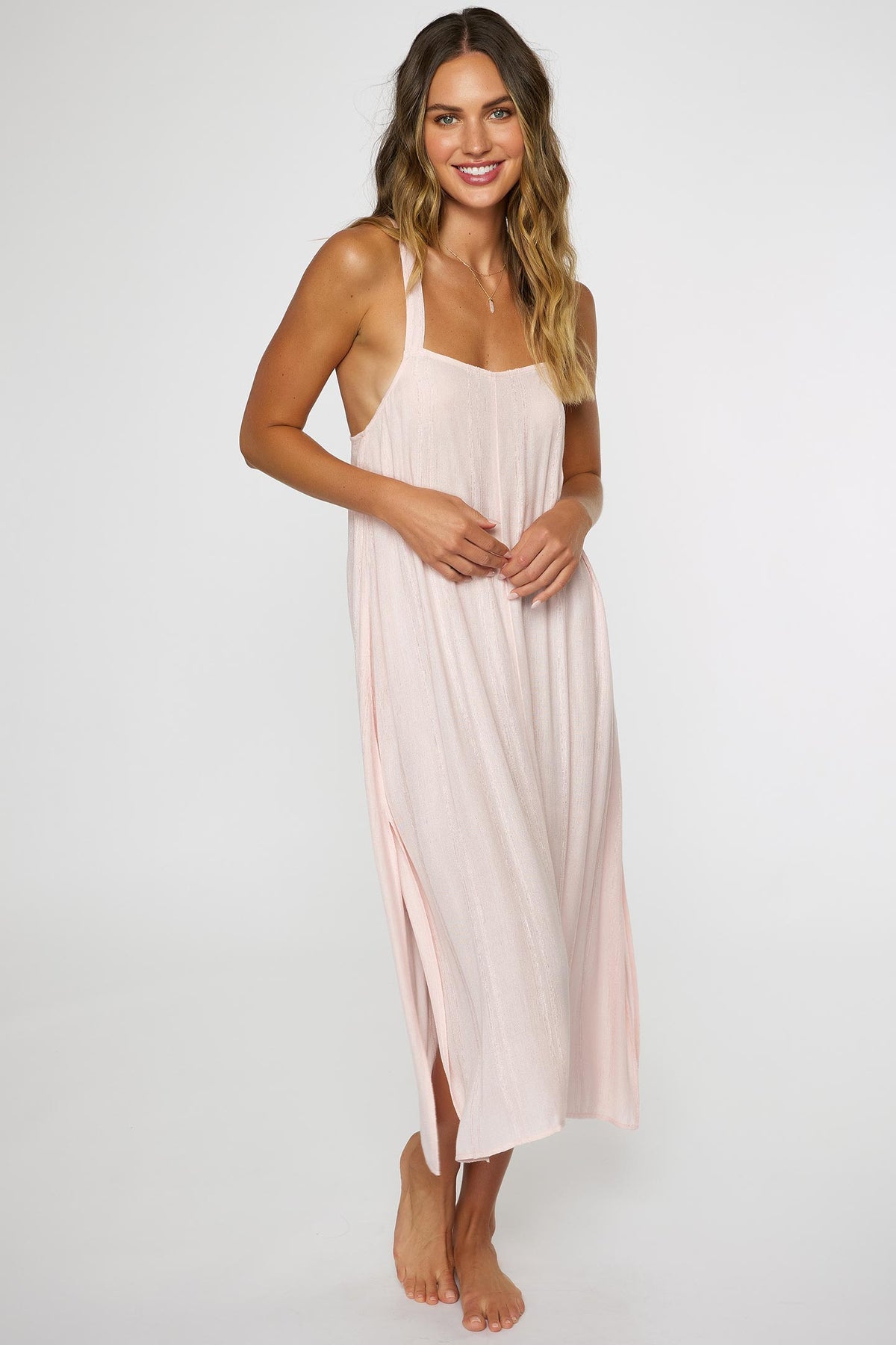 LADIES SALTWATER SOLIDS MIRANDA DRESS COVERUP