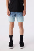 STOCKTON PRINT E-WAIST 16'' HYBRID SHORT