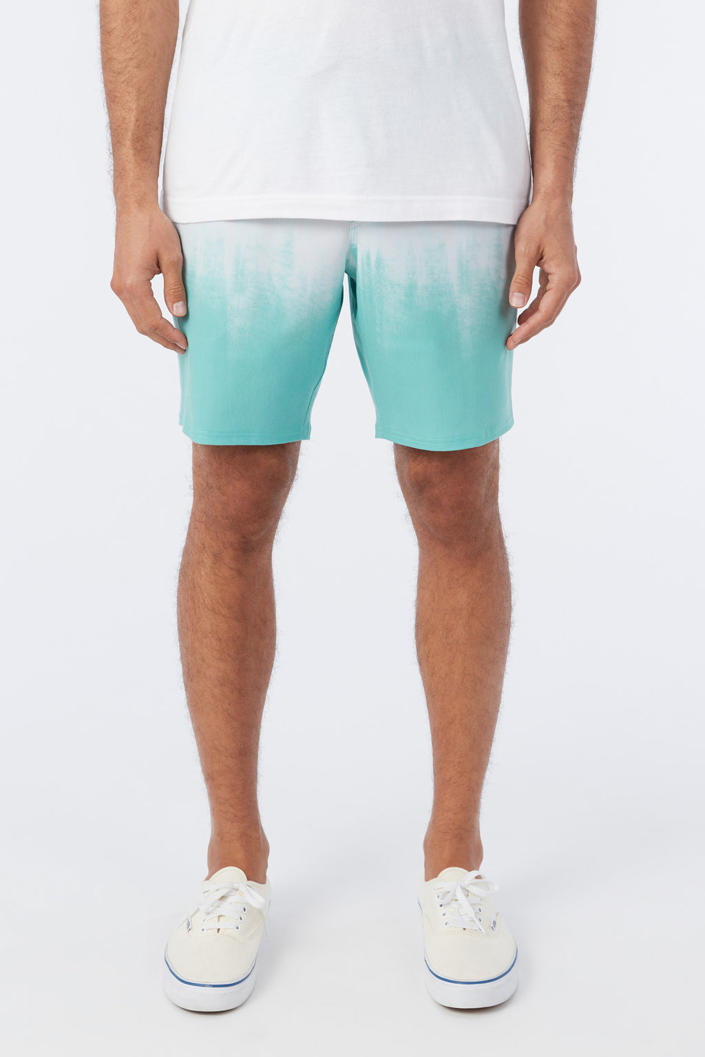 STOCKTON PRINT E-WAIST 18'' HYBRID SHORT