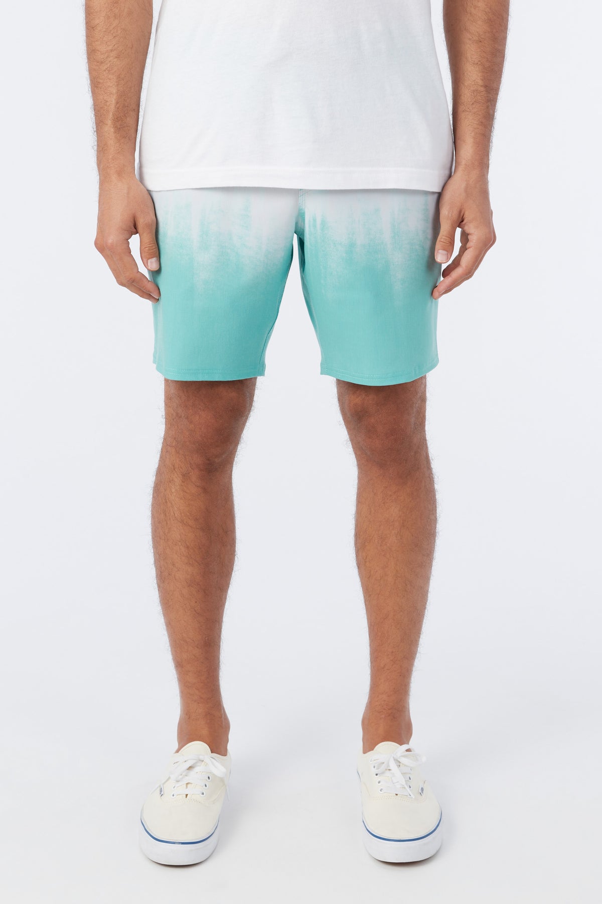 STOCKTON PRINT E-WAIST 18'' HYBRID SHORT