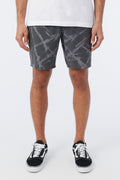 STOCKTON PRINT E-WAIST 18'' HYBRID SHORT